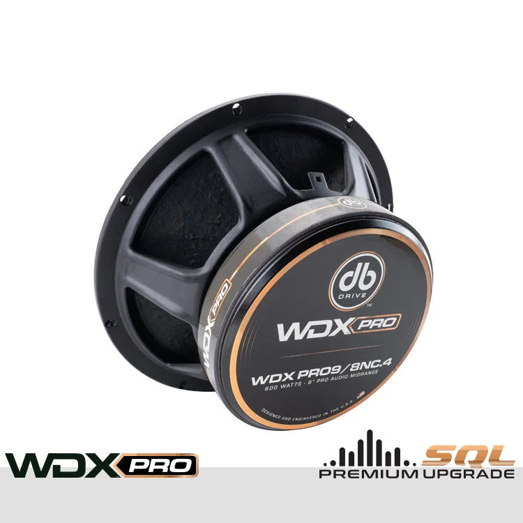 Wdxpro9/8nc.4: 8’’ Neo-charged Pro Audio Midbass (1 Pair)