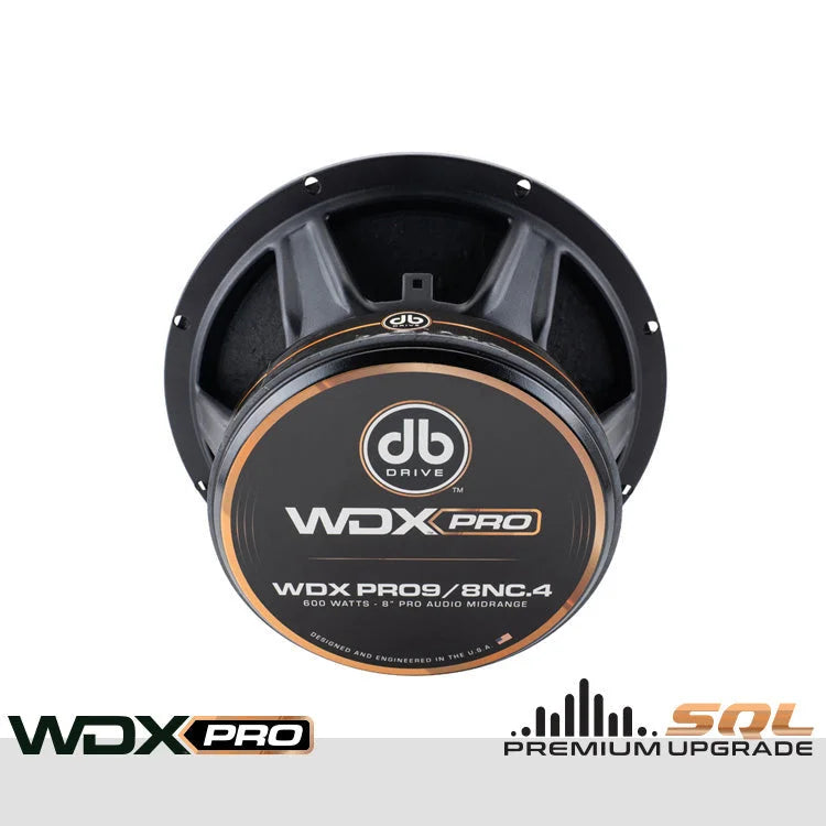 Wdxpro9/8nc.4: 8’’ Neo-charged Pro Audio Midbass (1 Pair)