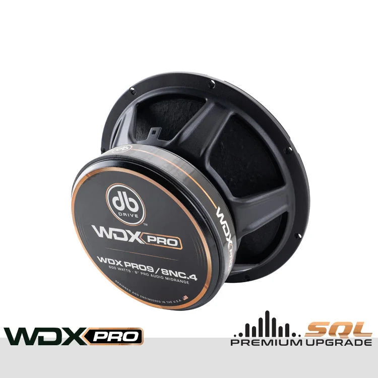 Wdxpro9/8nc.4: 8’’ Neo-charged Pro Audio Midbass (1 Pair)