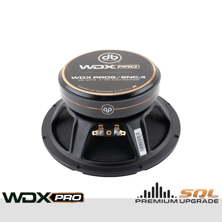 Wdxpro9/8nc.4: 8’’ Neo-charged Pro Audio Midbass (1 Pair)