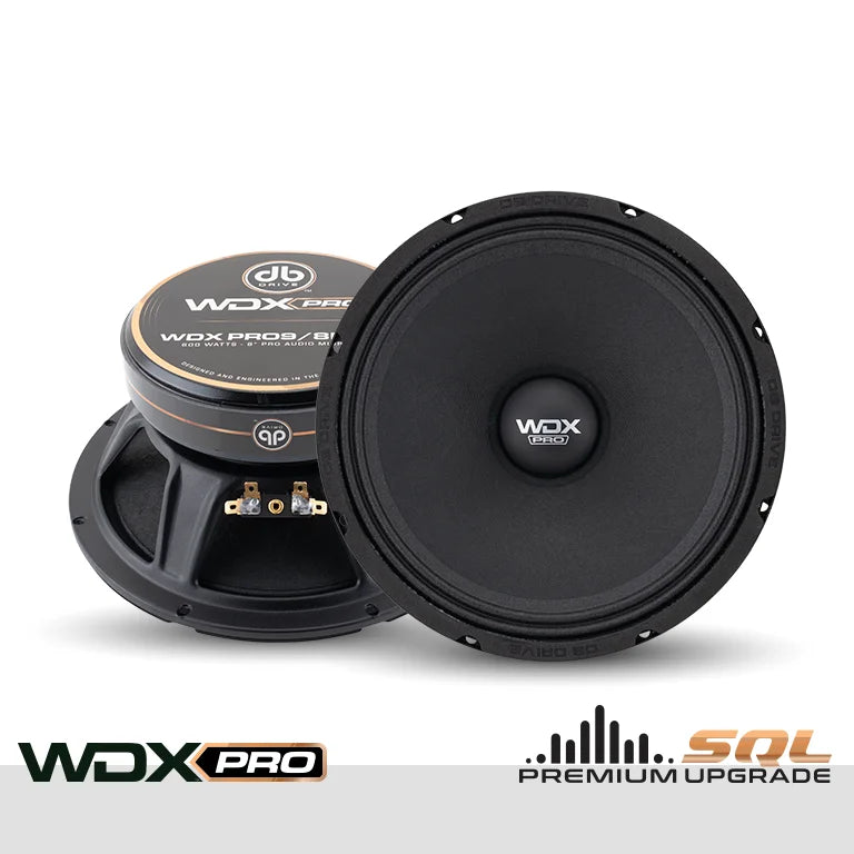 Wdxpro9/8nc.4: 8’’ Neo-charged Pro Audio Midbass (1 Pair)