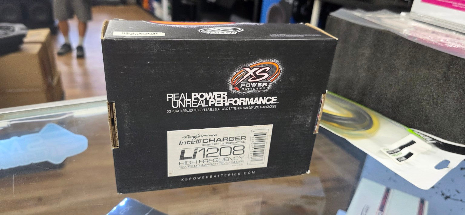 Actual XS Power Li1208 IntelliCharger clearance stock at SMS Car Audio