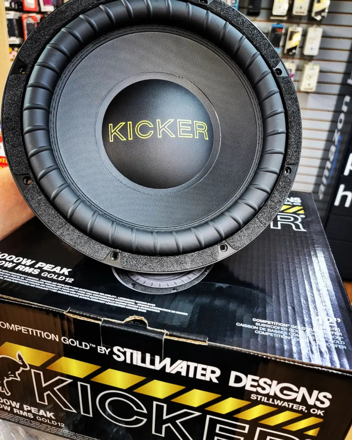 Nostalgia Bass with Kicker Comp Gold Series Subwoofers