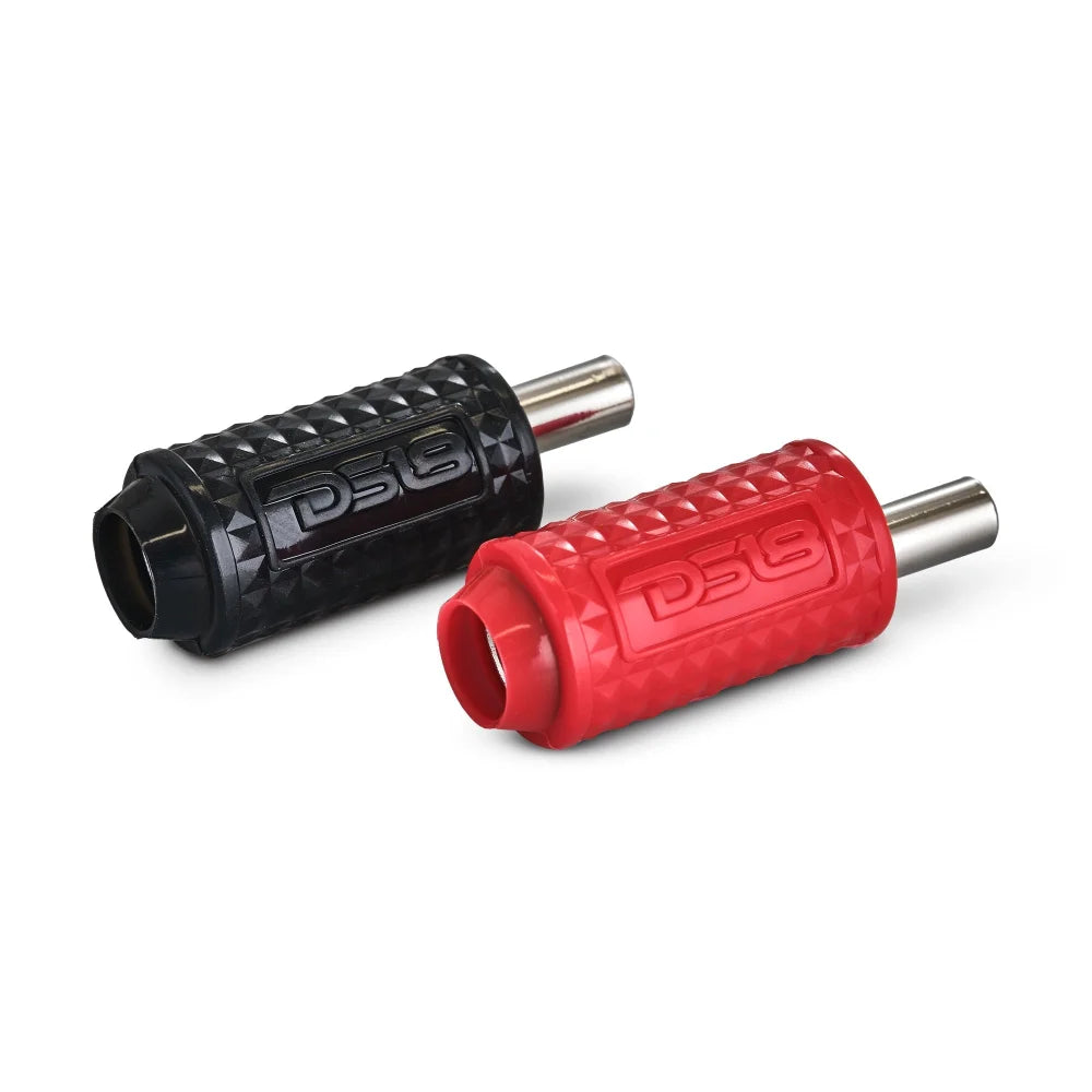 1/0-ga to 1/4-ga Amp Input Reducers with Offset Stub