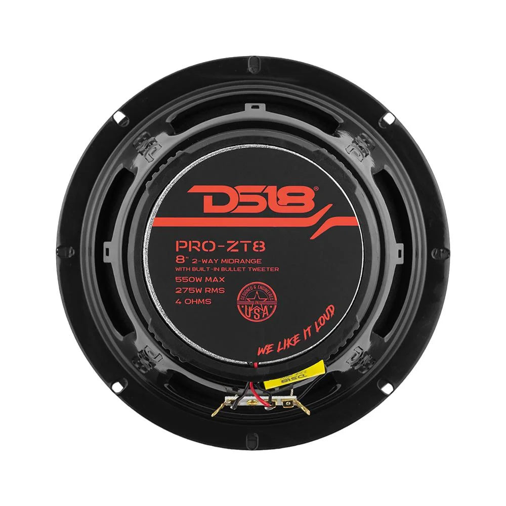 Ds18 Pro - zt8: 8’ Water Resistant Mid - range