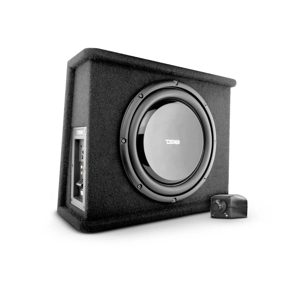 10’’ Loaded Amplified Shallow Subwoofer Enclosure 350