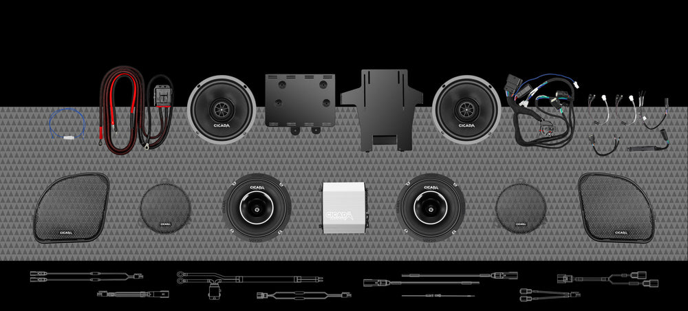 Cicada Audio 2014–2023 Harley Ultra complete audio system
