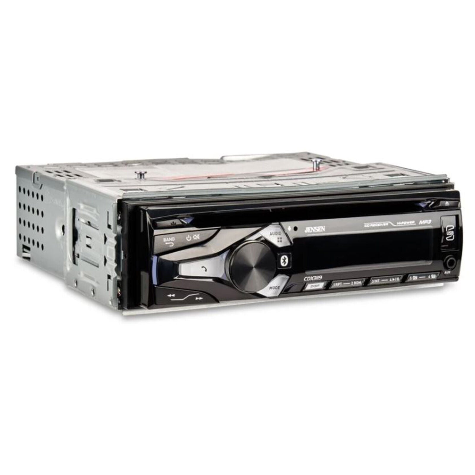 Jensen CDX3119 Single Din Bluetooth AM/FM MP3 USB/AUX CD Car Stereo