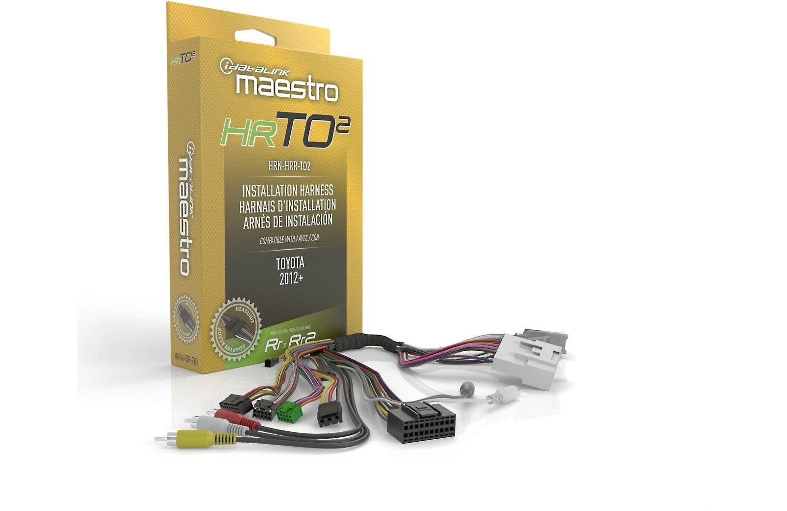 iDatalink Maestro HRN-HRR-TO2 radio replacement T-harness for Toyota Lexus and Scion