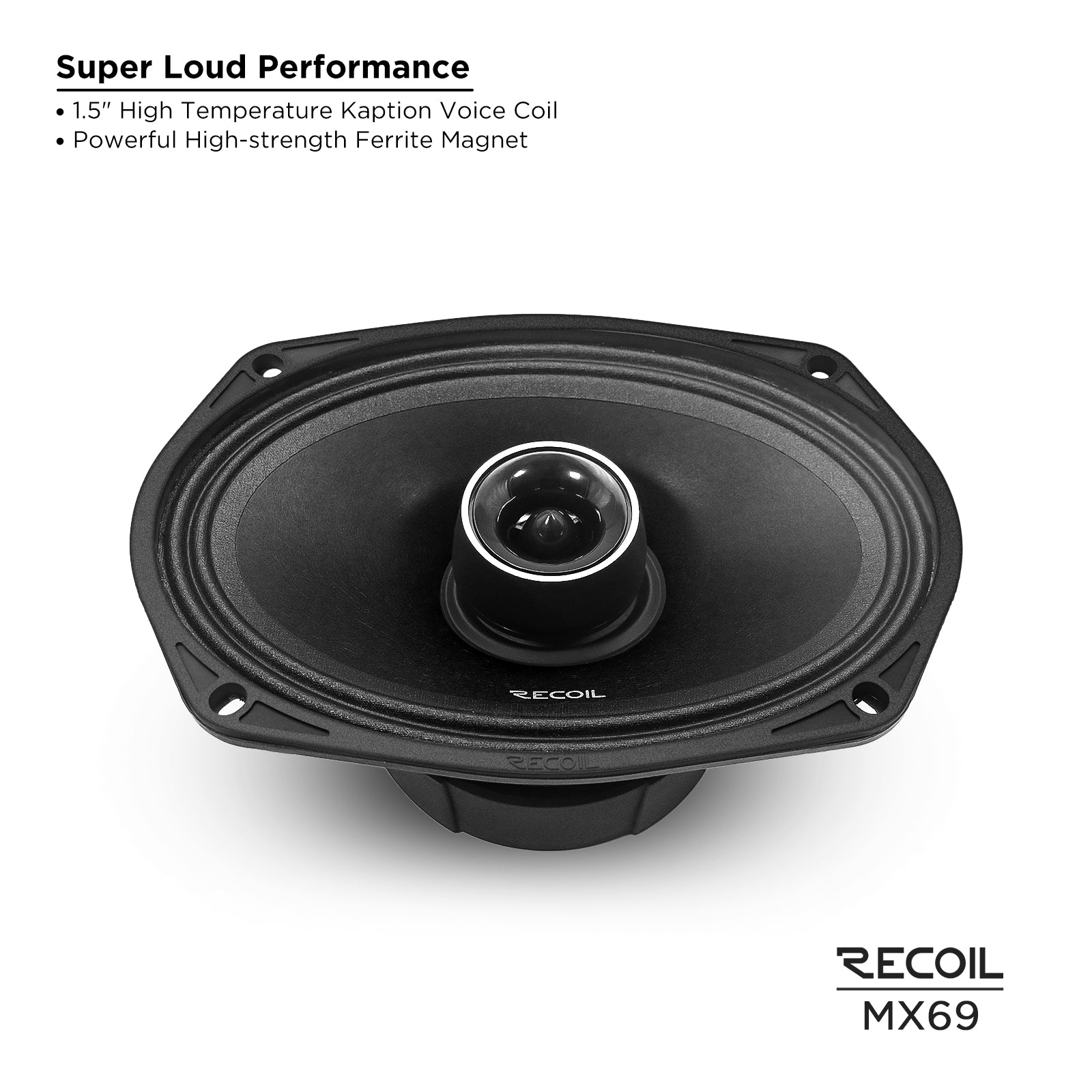 Recoil Audio MX69 Speakers product image at SMS Car Audio