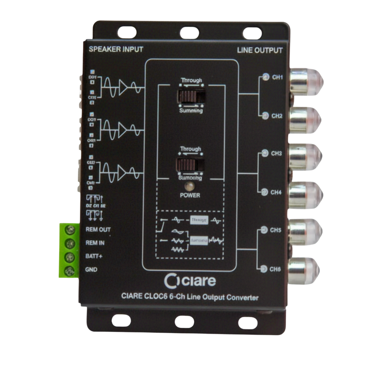Ciare CLOC6 6-channel line output converter