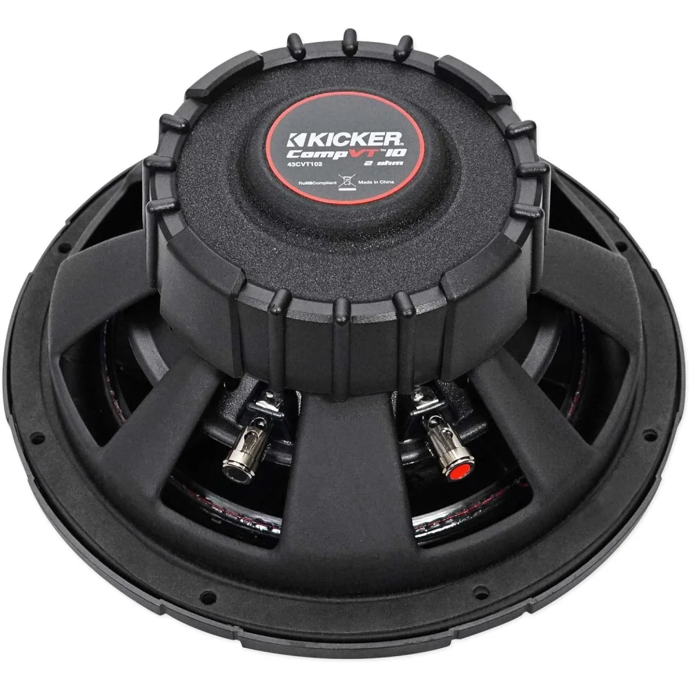 43cvt102 Kicker 10’’ Compvt Cvt Thin Profile Subwoofer