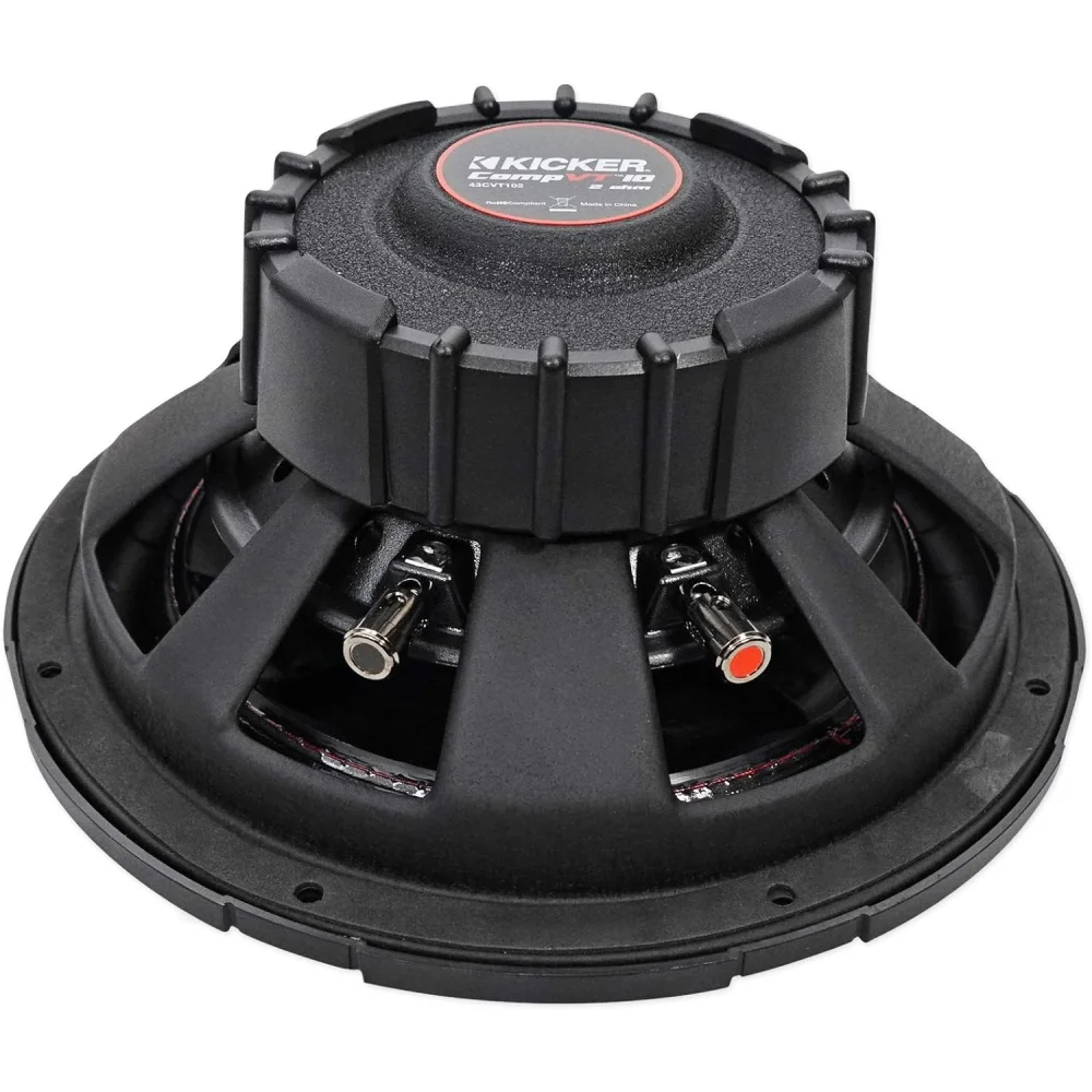 43cvt102 Kicker 10’’ Compvt Cvt Thin Profile Subwoofer