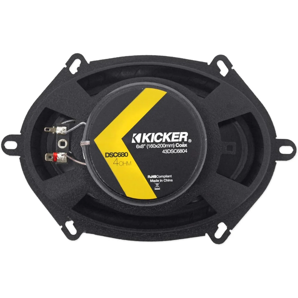 43dsc6804 Kicker Ds Series 6x8’’ Coaxial 2 Way Speakers