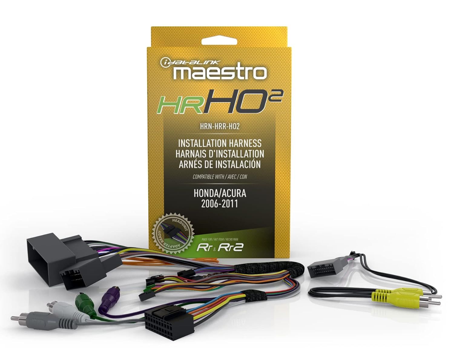iDatalink Maestro HRN-HRR-HO2 radio replacement T-harness for Honda and Acura