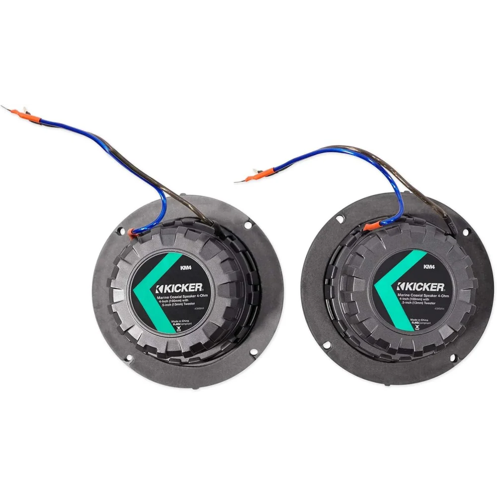 45km44 Kicker Km Series 4’’ Inch Coaxial 2 Way Marine