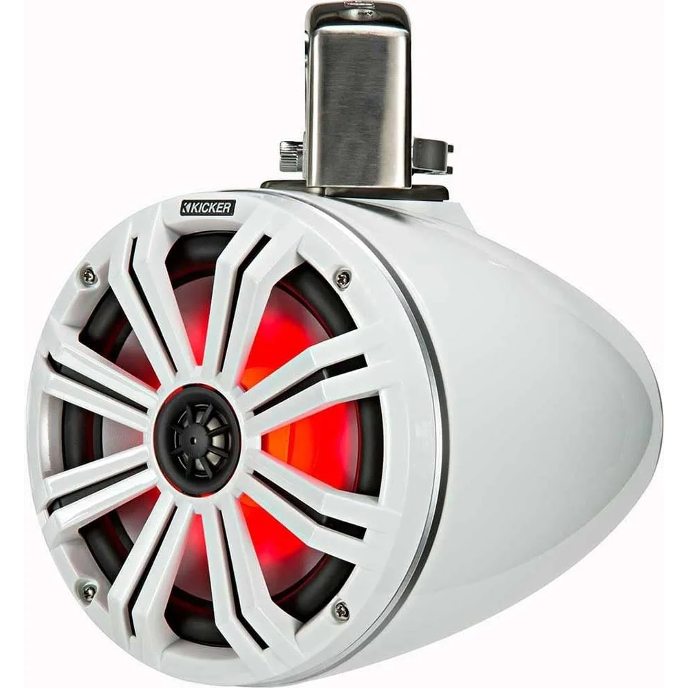 45kmtc8w Kicker Km Series 8’’ White Marine Led Lighted