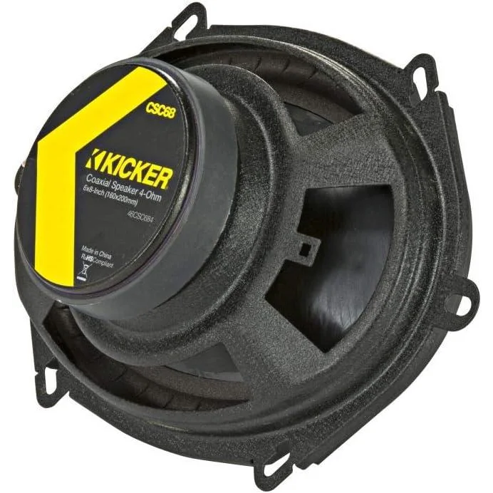 46csc684 Kicker Cs Series 6x8’’ Coaxial 2 Way Speakers