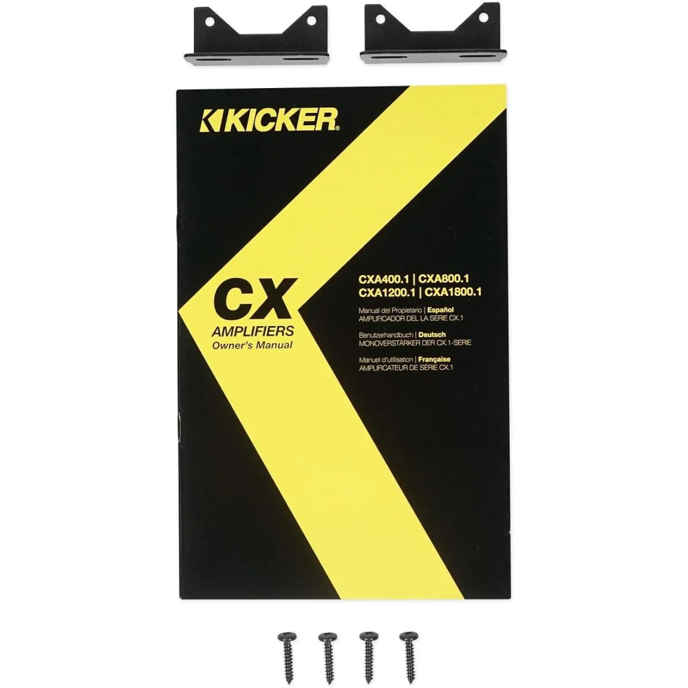 46cxa4001t Kicker Cxa400.1 400 Watt Rms Mono Class d Car