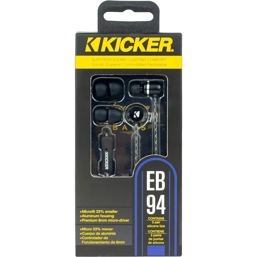 46eb94 Kicker Wired Earbuds In-ear Noise-isolating