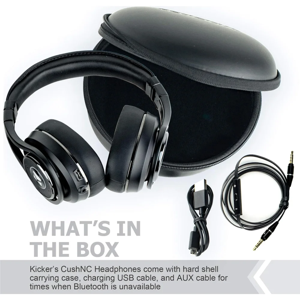 46hpnc Kicker Cushnc Over-ear Bluetooth Headphones