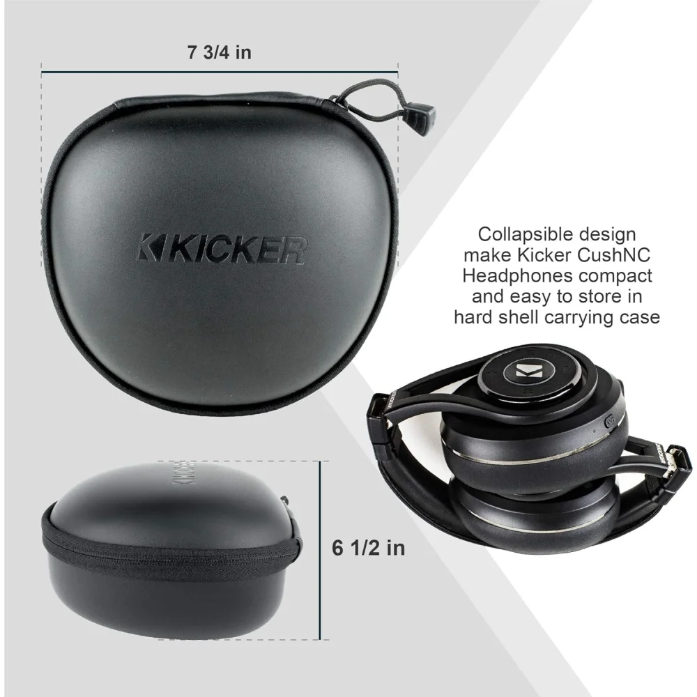 46hpnc Kicker Cushnc Over-ear Bluetooth Headphones