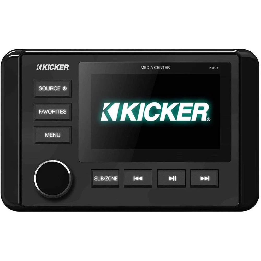 46kmc4 Kicker Marine Dual-zone Media Center Receiver