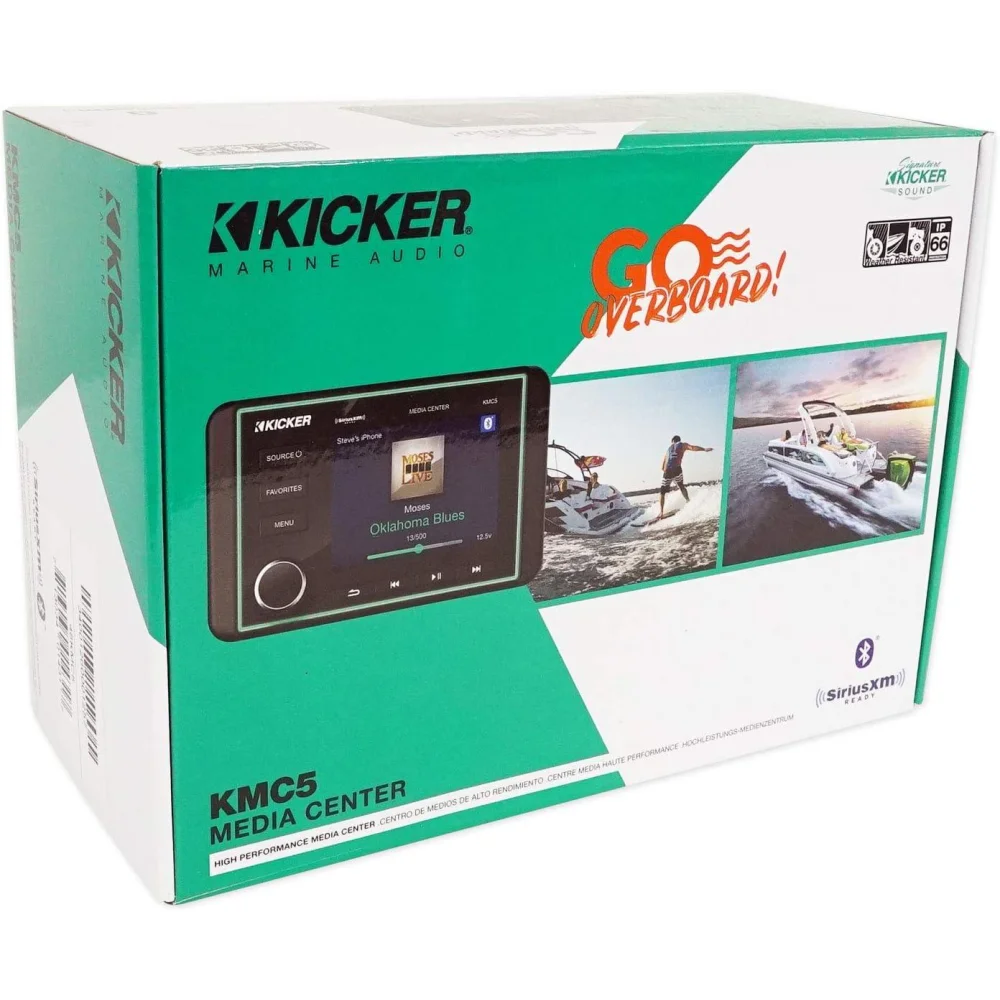 46kmc5 Kicker Premium Marine Media Center Receiver