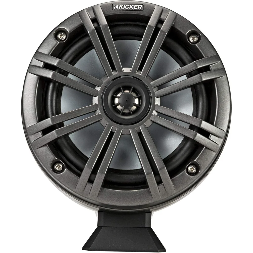 46kmfc65 Kicker Km Series 6.5’’ Black Marine Led