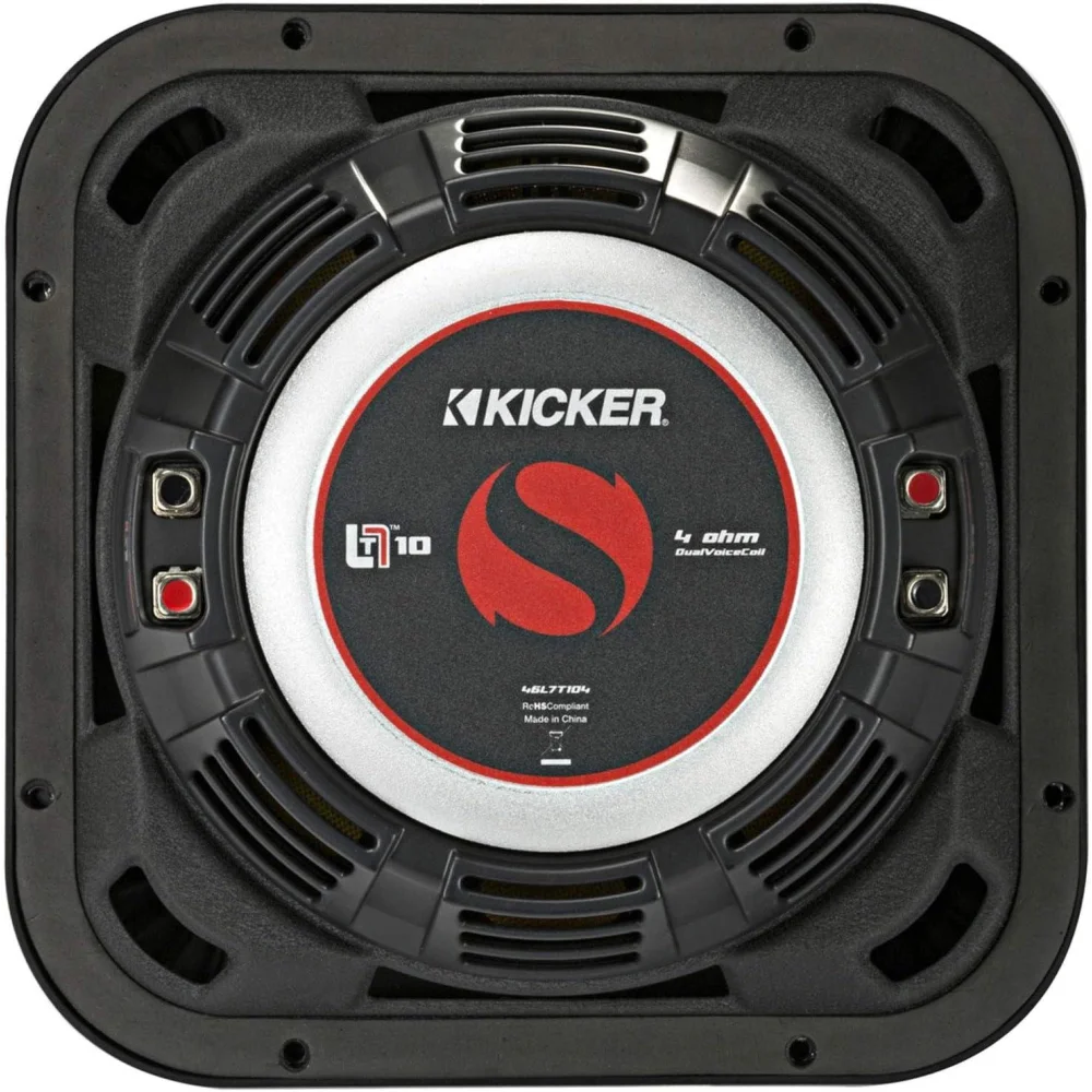 46l7t104 Kicker 10’’ L7t Thin Solo-baric Square