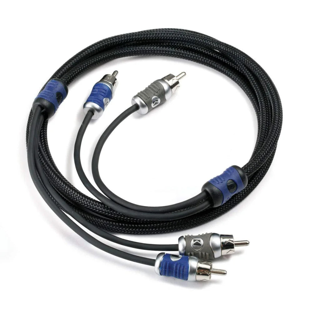 46qi21 Kicker Q-series 2-channel Rca Interconnects 1.0