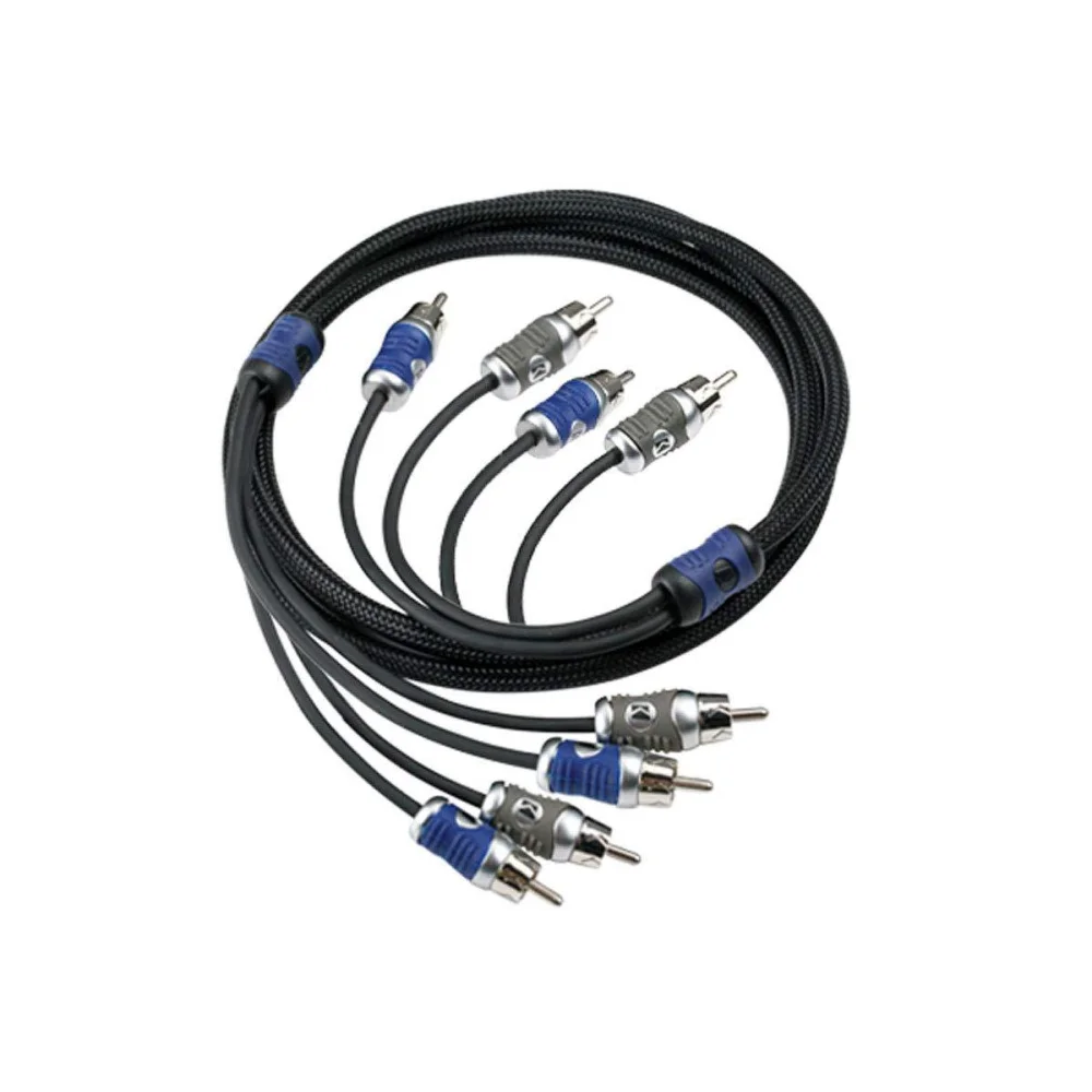 46qi44 Kicker Q-series 4-channel Rca Interconnects 4.0