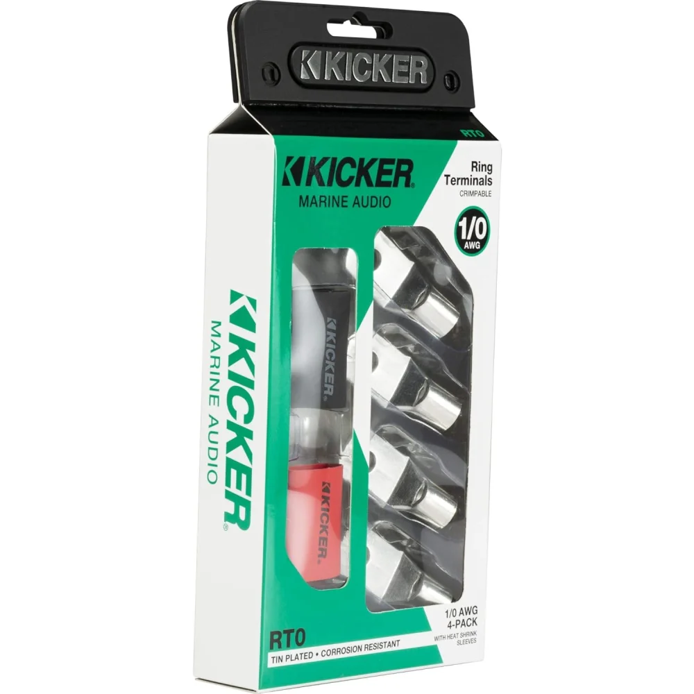 47rt0 Kicker Marine-grade 5/16’’ Ring Terminals for 1/0