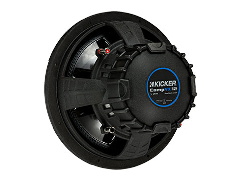 Kicker CompVX 12-inch subwoofer back view