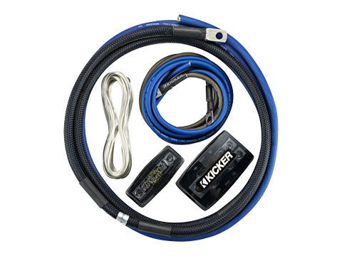 Kicker 46PKD4 P-Series 4 AWG dual-amplifier power kit