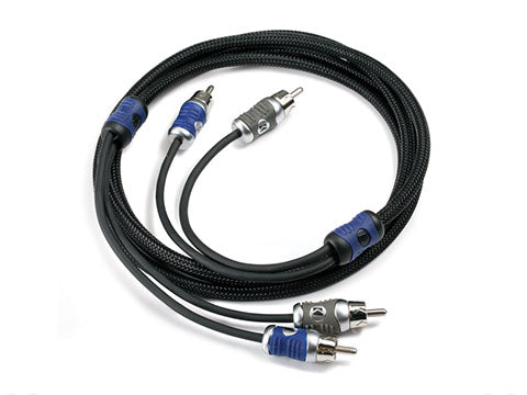 Kicker 46QI21 Q-Series 1 meter 2-channel RCA interconnect