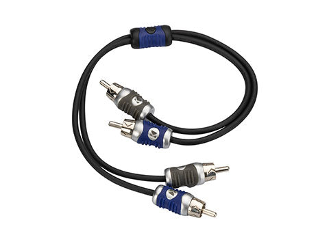 Kicker 46QI203 Q-Series 0.3 meter 2-channel RCA interconnect