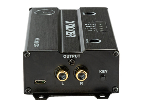 Kicker KEYLOC smart line-out converter output side view