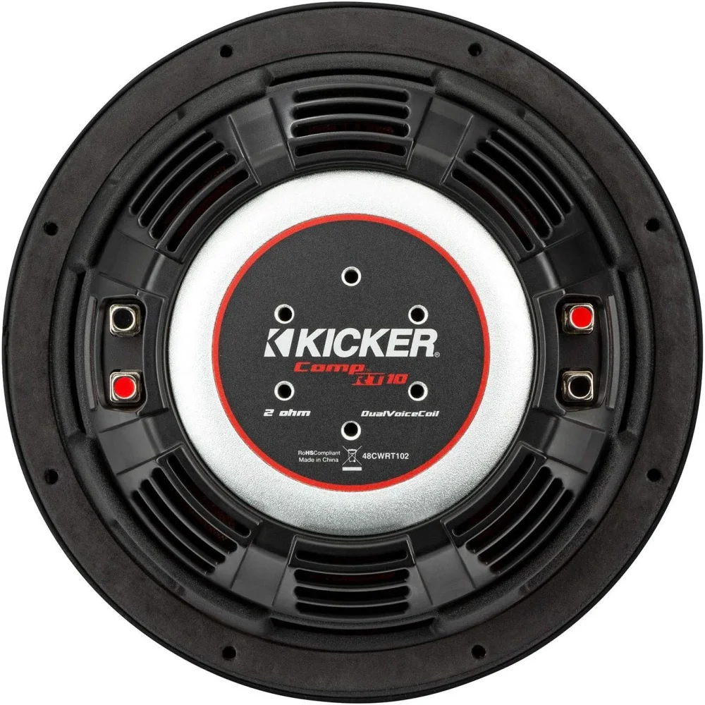 48cwrt102 Kicker 10’’ Comprt Thin Profile Subwoofer Sub