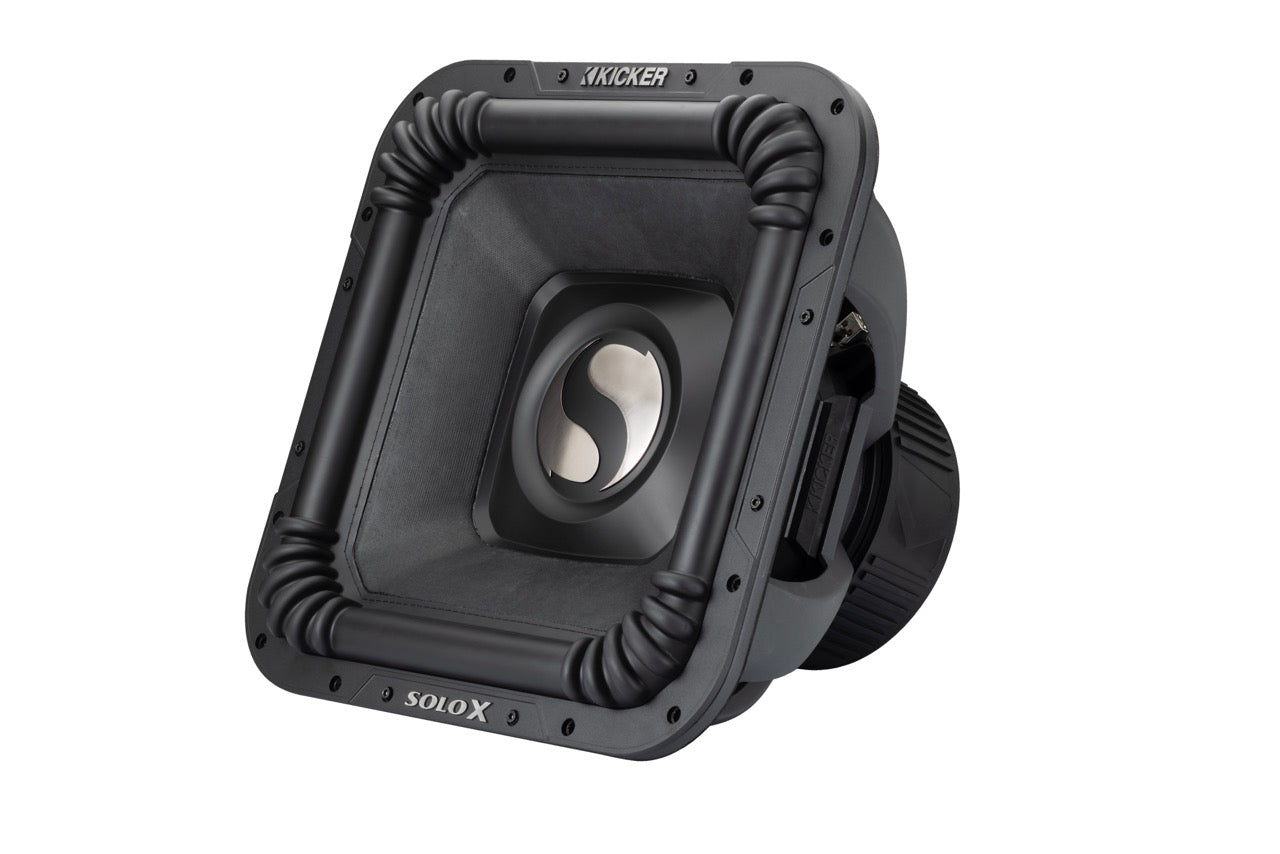 49L7X182 KICKER Solo-X 18" L7X High Excursion SPL Competition Square Subwoofer Sub 2000W RMS 2 Ohm DVC