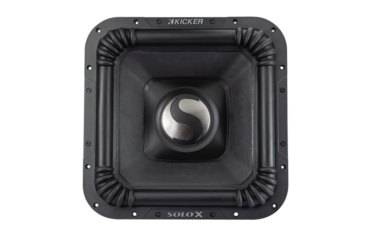 49L7X182 KICKER Solo-X 18" L7X High Excursion SPL Competition Square Subwoofer Sub 2000W RMS 2 Ohm DVC