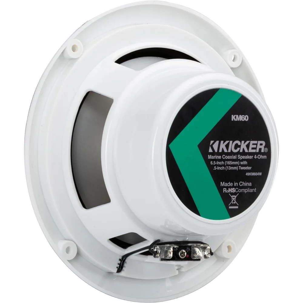 49km604w Kicker Km White 6.5’’ 6 1/2 Inch Coaxial 2 Way