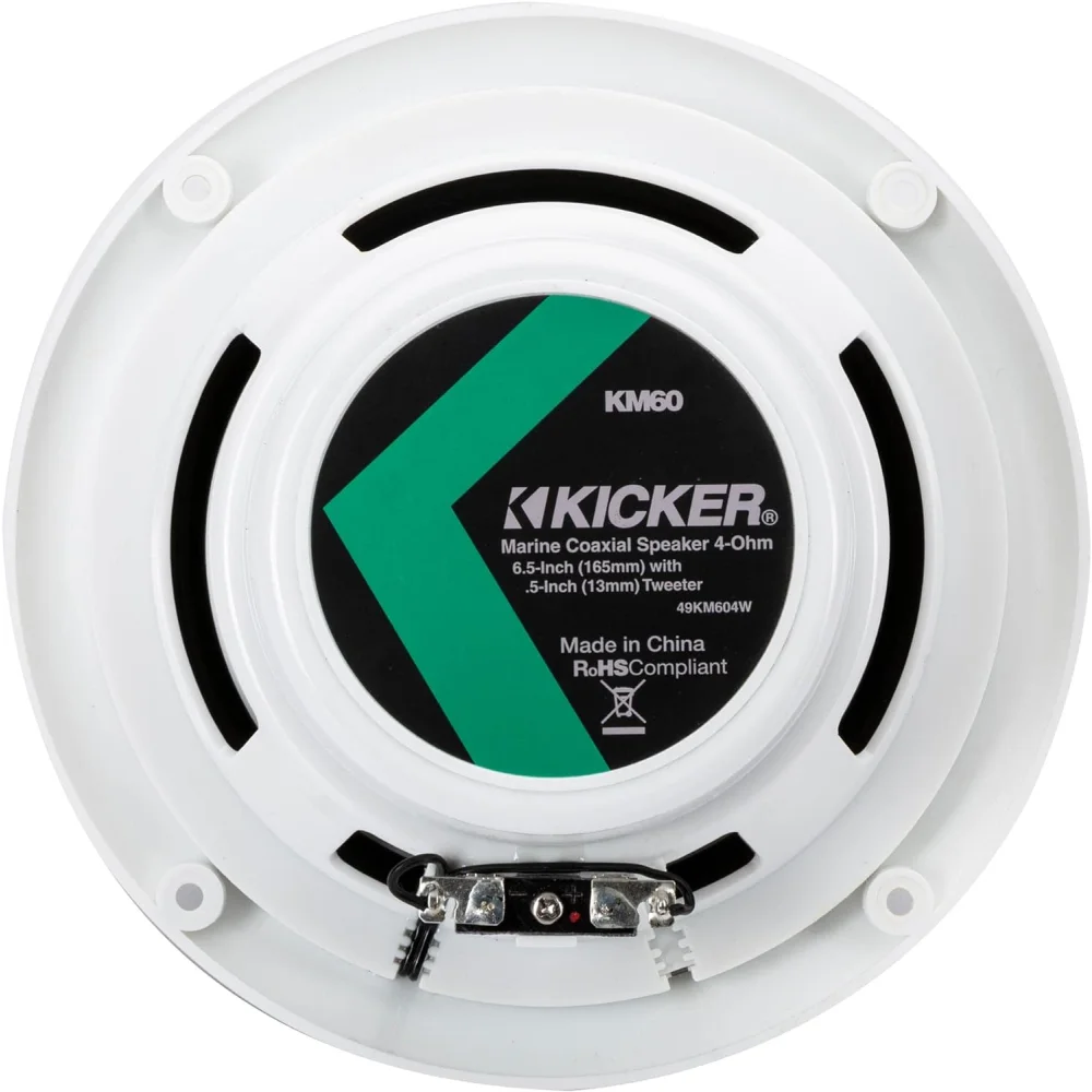 49km604w Kicker Km White 6.5’’ 6 1/2 Inch Coaxial 2 Way