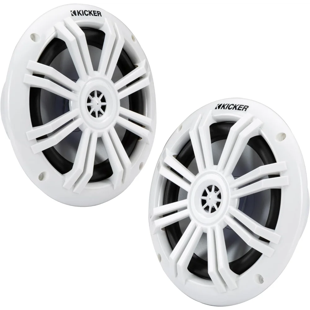 49km604w Kicker Km White 6.5’’ 6 1/2 Inch Coaxial 2 Way