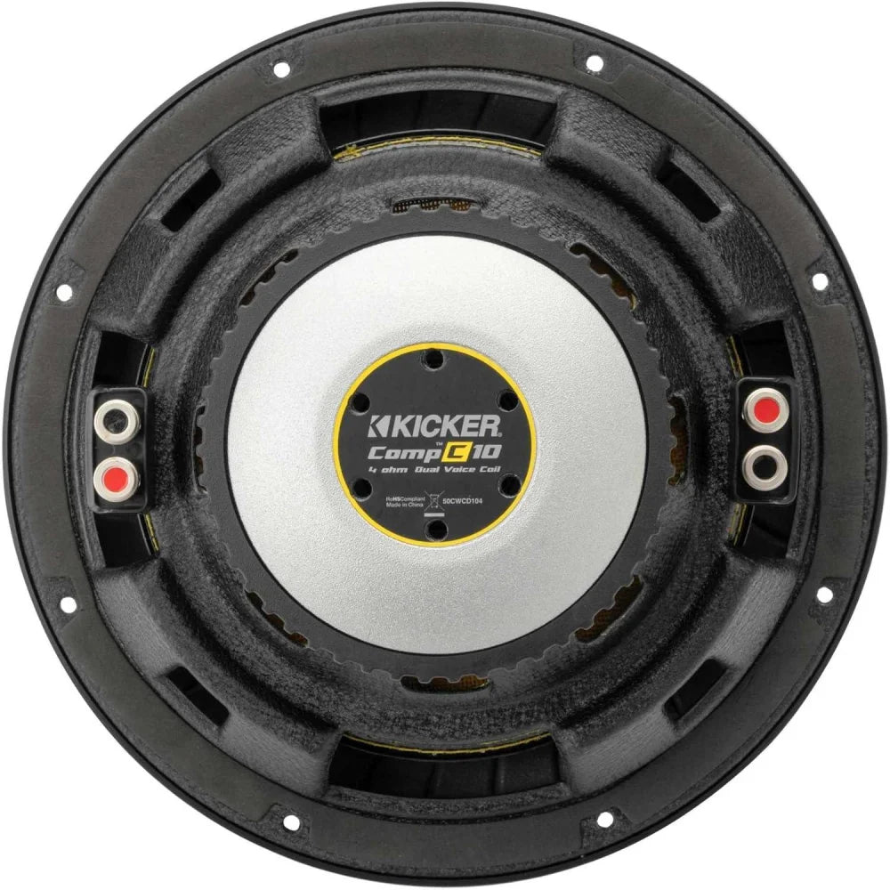 50cwcd104 Kicker 10’’ Compc Subwoofer Sub 250w Rms 4