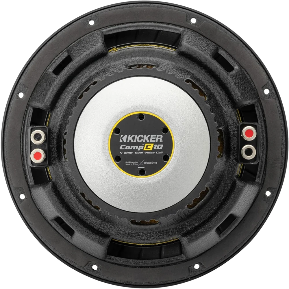 50tcwc102 Kicker 10’’ Compc Subwoofer Single Loaded