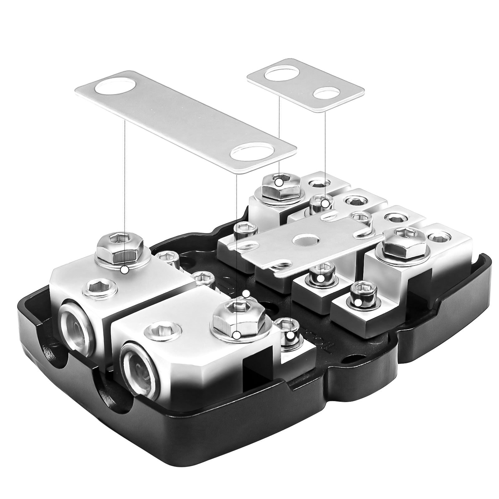 MFH24 - 4-Way Mini-ANL/ANL Fused Distribution Block