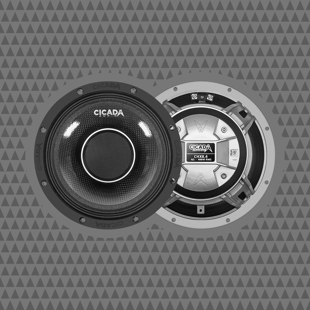 Cicada Audio CHX8 8-inch Pro Coaxial Horn speakers