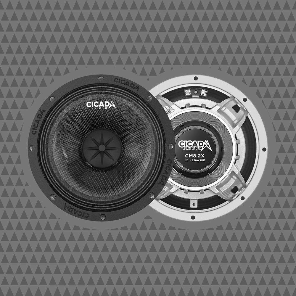 Cicada Audio CM8X 8-inch mid-bass component speakers