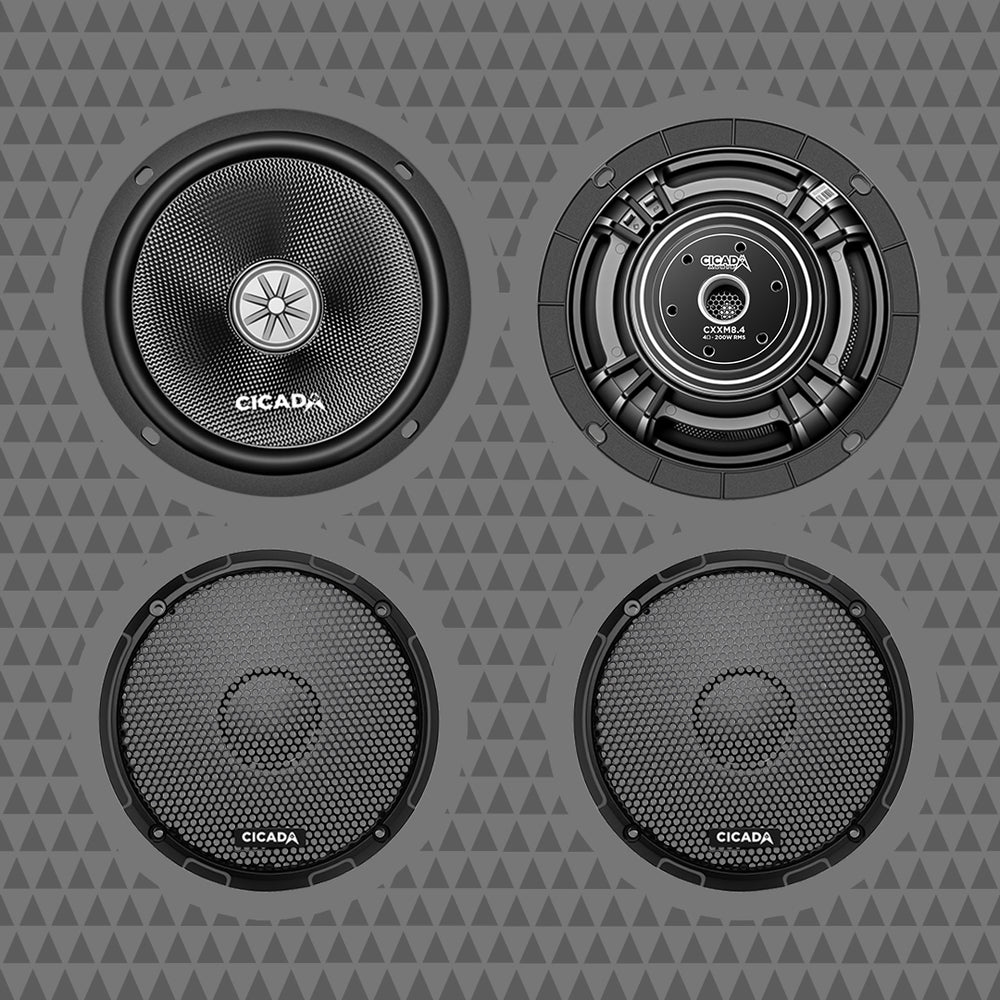 Cicada Audio CXXM8 8-inch mid-bass speakers